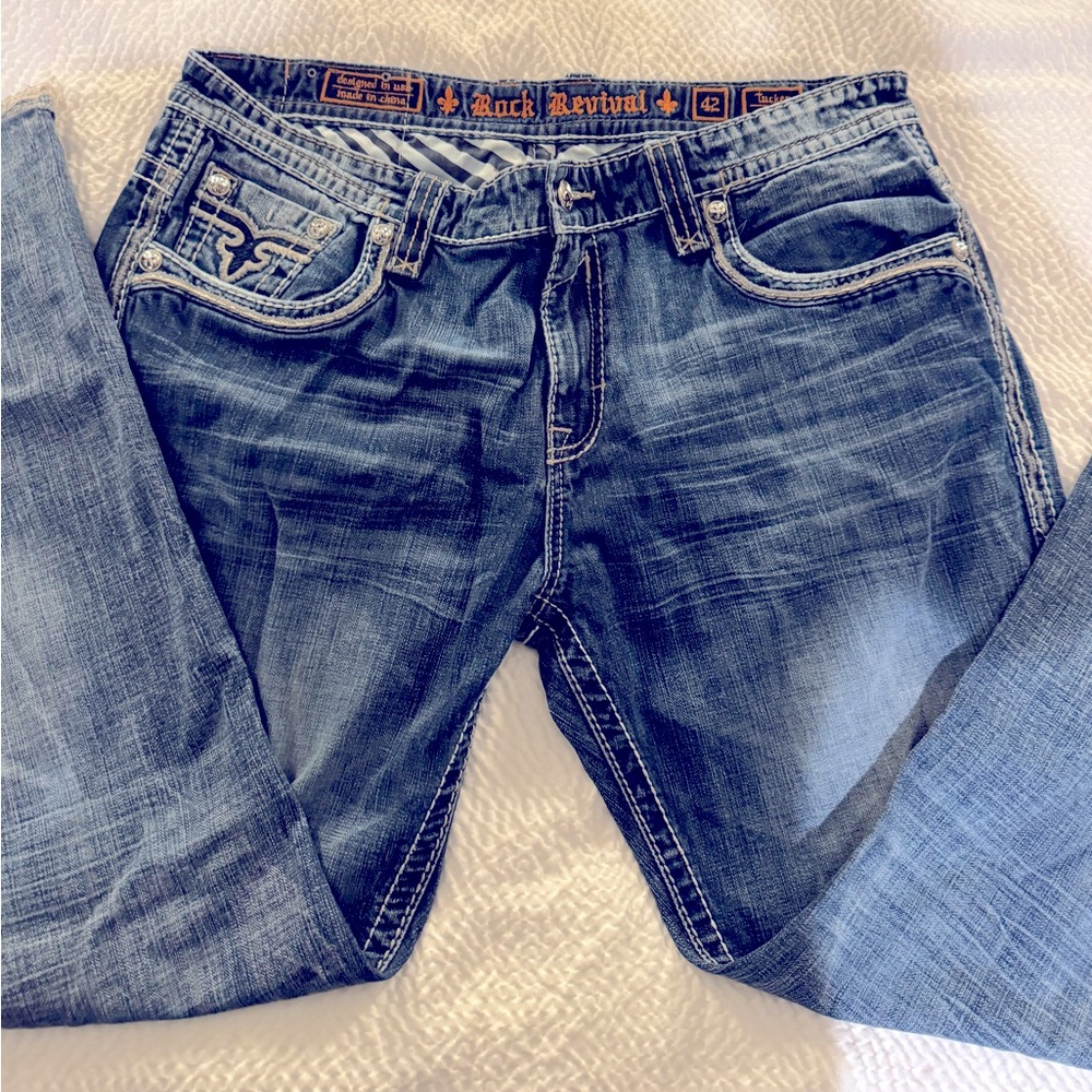 Men’s Rock Revival Phamy straight leg jean